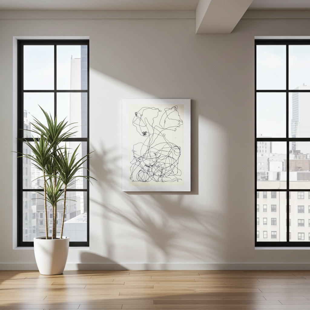 Spiders Artwork Print on Canvas 60x80 cm / 24x32″